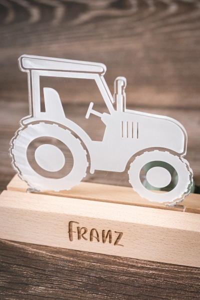 Lampe / Nachtlicht Traktor -personalisiert-
